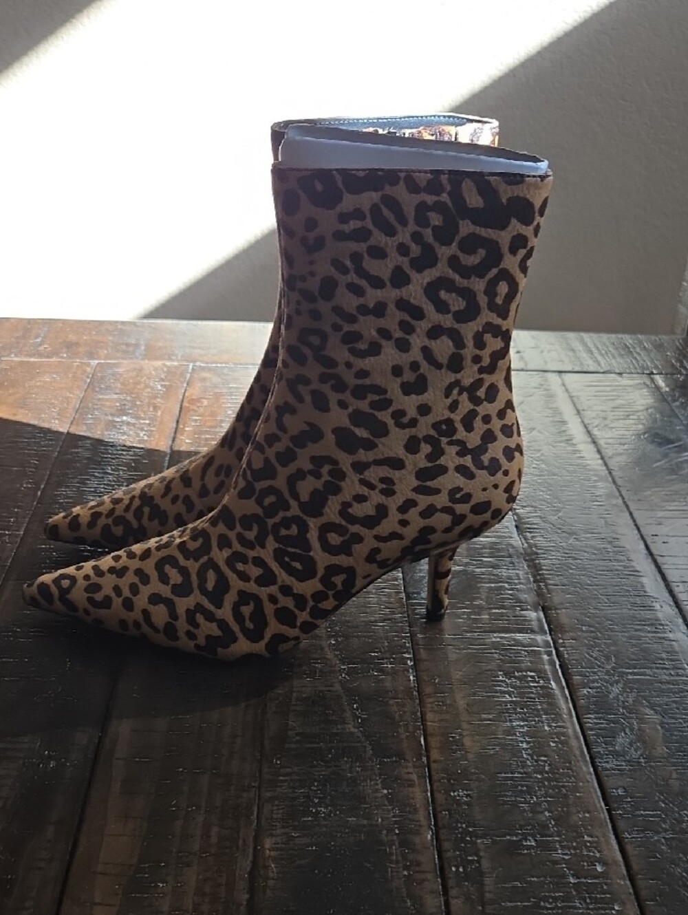 Steve Madden Alston Leopard Boots - Picture 3 of 7